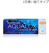 コンタクトレンズケア用品 AQUALOX アクアロックス ワンデー UV シン トーリック ｜ボシュロム・ジャパン
